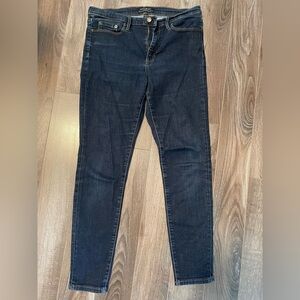 Banana republic dark wash skinny jeans